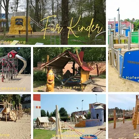 Lejlighed Modernes Mit 4 Separaten Appartements, Je Mit Vollausgestatteter Kuechenzeile Und Eigenem Bad, 2 Gehminuten Zum Badesee, Garten, Grillplatz, Kinderspielbereich, Hunde Sind Willkommen *