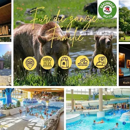 Modernes Mit 4 Separaten Appartements, Je Mit Vollausgestatteter Kuechenzeile Und Eigenem Bad, 2 Gehminuten Zum Badesee, Garten, Grillplatz, Kinderspielbereich, Hunde Sind Willkommen *